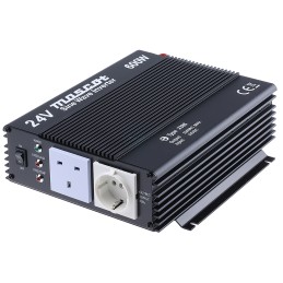 1 pcs - Mascot Pure Sine Wave 600W Power Inverter, 20 - 30V dc Input, 230V ac Output
