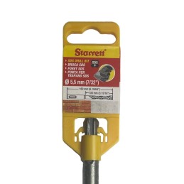 1 pcs - Starrett SDS Plus Series Carbide Tipped SDS Plus Drill Bit, 5.5mm Diameter, 110 mm Overall