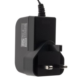 1 pcs - RS PRO 18W Plug-In AC/DC Adapter 12V dc Output, 1.5A Output