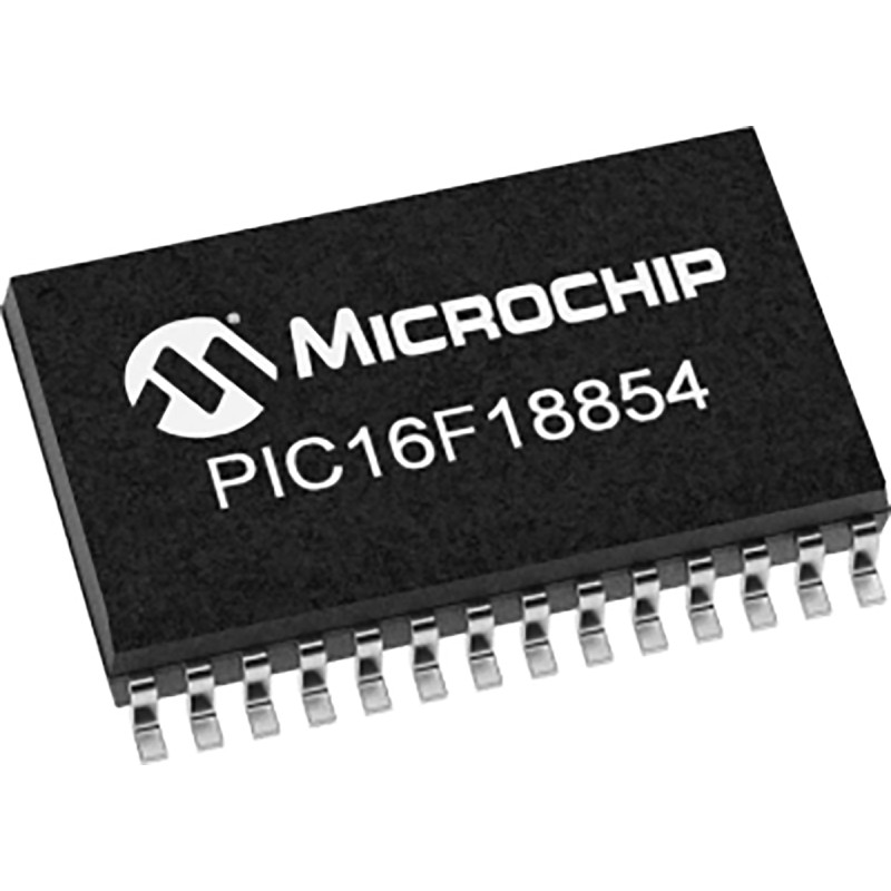 10 pcs - Microchip PIC16F18854-I/SS, 8bit PIC Microcontroller, PIC16F, 32MHz, 7 kB Flash, 28-Pin SSOP