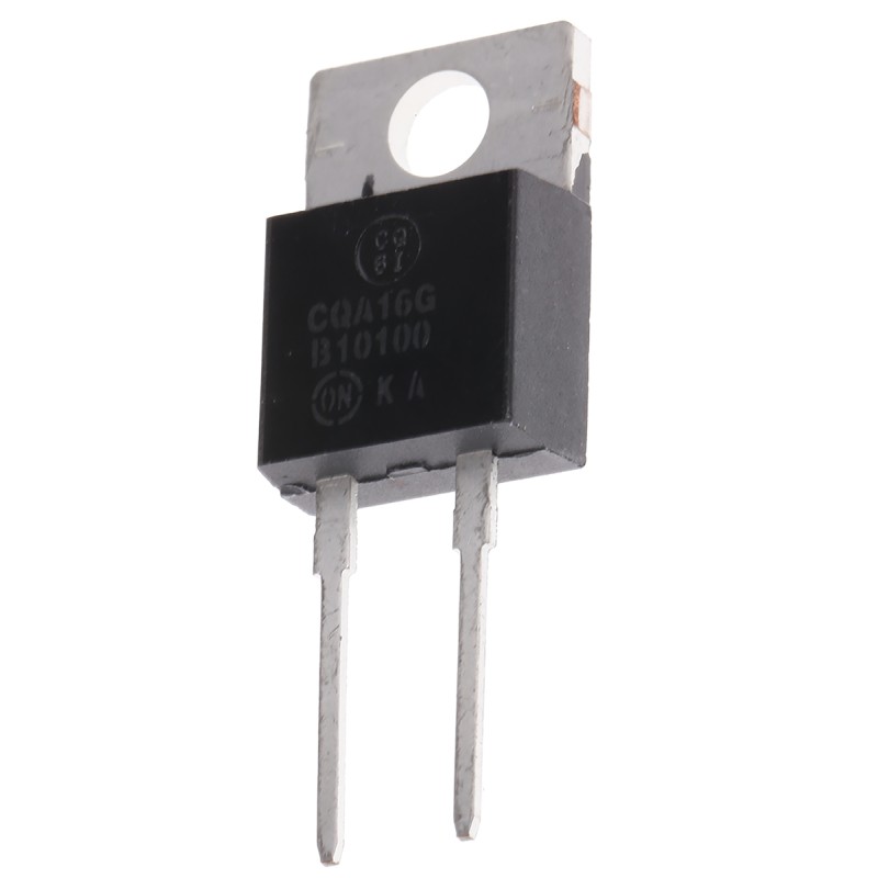 10 pcs - onsemi 100V 10A, Schottky Diode, 2-Pin TO-220AC MBR10100G
