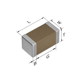 4000 pcs - TDK 100nF Multilayer Ceramic Capacitor MLCC, 50V dc V, ±10% , SMD