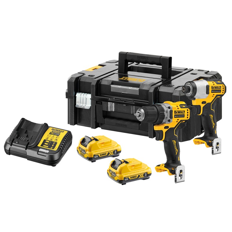 1 pcs - DeWALT DCK2111L2T-QW, 12V Cordless Cordless Power Tool Kit