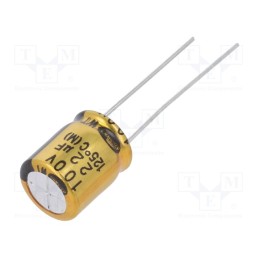 10 pcs x SAMWHA - WT2A226M1012MBB - Capacitor: electrolytic, THT, 22uF, 100VDC, Ø10x12.5mm, ±20%, 5000h