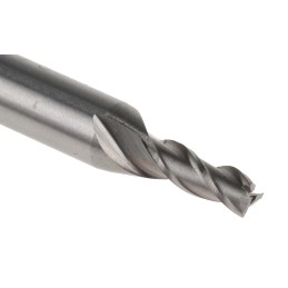 1 pcs - RS PRO End Mill, 3.5mm Cutter, HSS, 6 mm Shank, 8.5mm Cut