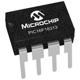 10 pcs - Microchip PIC16F18313-I/P, 8bit PIC Microcontroller, PIC16F, 32MHz, 3.5 kB Flash, 8-Pin PDIP