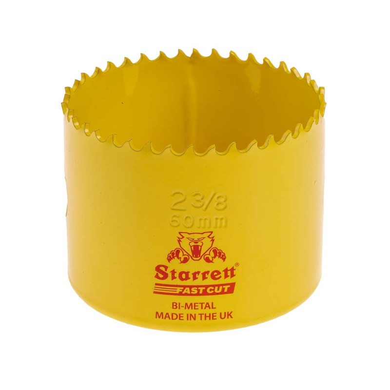 1 pcs - Starrett HSS 60mm Hole Saw