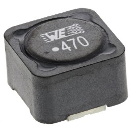 500 pcs - Wurth, WE-PD Shielded Wire-wound SMD Inductor with a Ferrite Core, 47 μH ±20% Shielded 2.7A Idc
