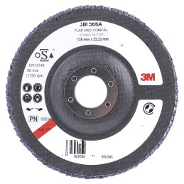 1 pcs - 3M 566A Zirconia Aluminium Flap Disc, 125mm, Medium Grade, P60 Grit, PN65026