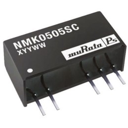 1 pcs - Murata Power Solutions NMK DC-DC Converter, ±5V dc/ ±200mA Output, 4.5 - 5.5 V dc Input, 2W, Through Hole, +85°C