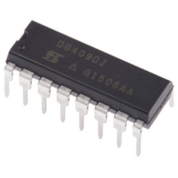 1 pcs - Vishay DG409DJ-E3 Analogue Switch Dual 4:1 15 V, 18 V, 24 V, 28 V, 16-Pin PDIP