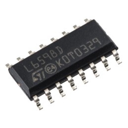 1 pcs - STMicroelectronics L6598D, PWM Controller, 16.6 V, 400 kHz 16-Pin, SOIC