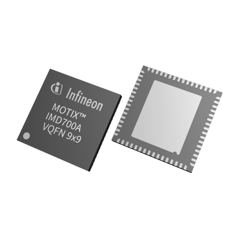 1 pcs - Infineon IMD700AQ064X128AAXUMA1, -0.3 - 70V 64-Pin, PG-VQFN-64-8