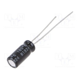 10 pcs x NICHICON - UVZ1A470MDD1TD - Capacitor: electrolytic, THT, 47uF, 10VDC, Ø5x11mm, Pitch: 2mm, ±20%