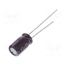 10 pcs x NICHICON - ULD1V470MED - Capacitor: electrolytic, THT, 47uF, 35VDC, Ø6.3x11mm, Pitch: 2.5mm