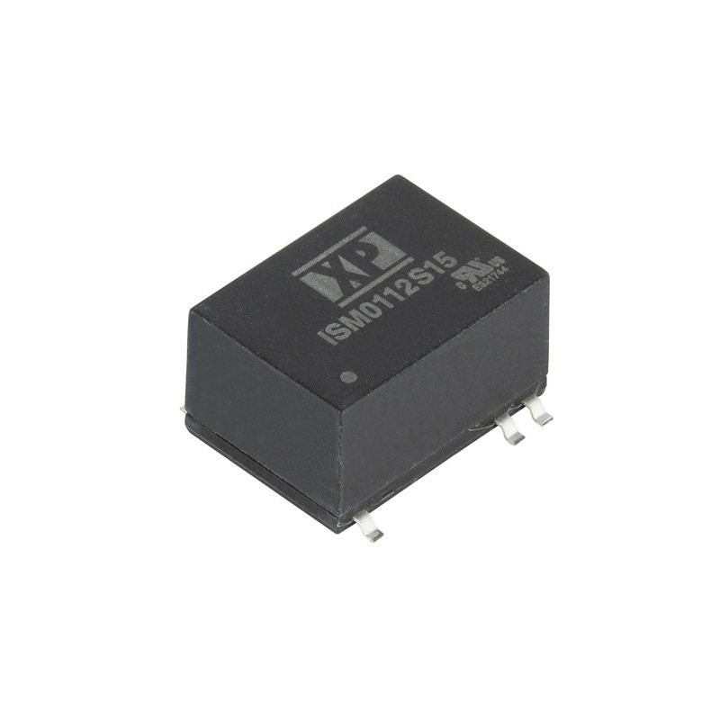 1 pcs - XP Power ISM01 DC-DC Converter, 12V dc/ 84mA Output, 10.8 - 13.2 V dc Input, 1W, Surface Mount, +95°C Max Temp