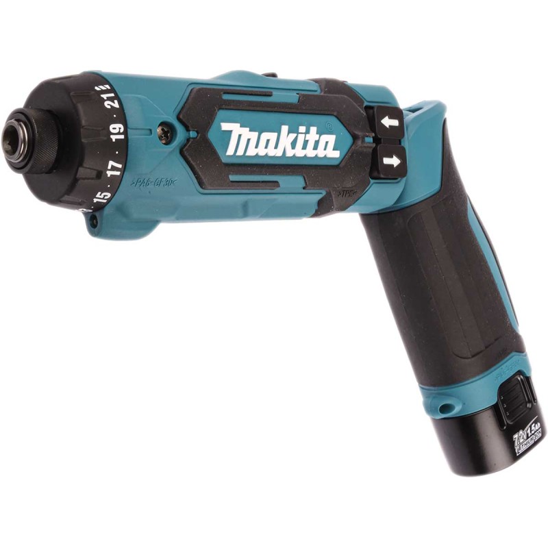 1 pcs - Makita DF012DSE-UK 7.2V Electric Screwdriver, UK Plug