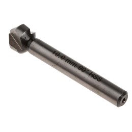 1 pcs - RS PRO HSS Drill Bit, 10mm Head, 3 Flute(s), 90°, 1 Piece(s)