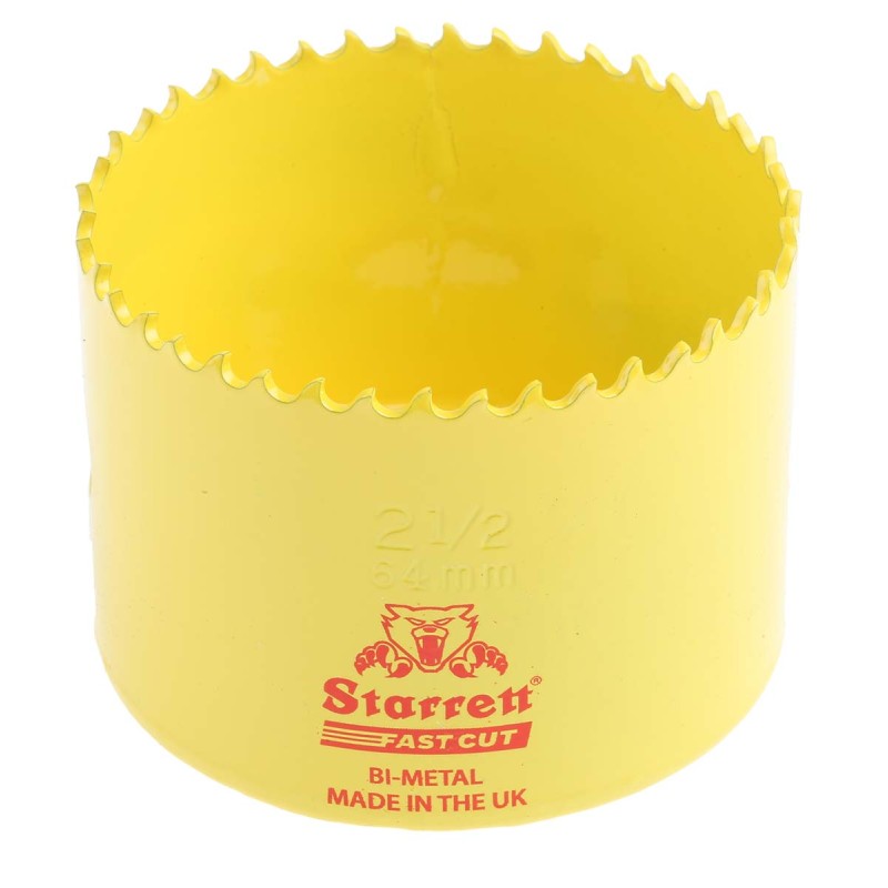 1 pcs - Starrett HSS 64mm Hole Saw