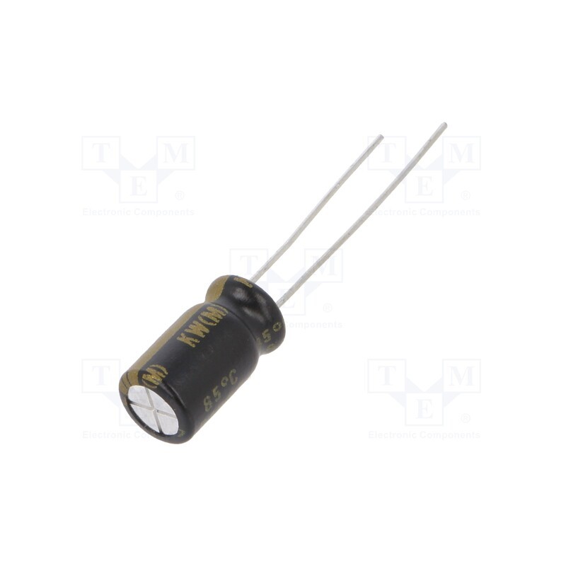 10 pcs x NICHICON - UKW0J471MED1TD - Capacitor: electrolytic, THT, 470uF, 6.3VDC, Ø6.3x11mm, ±20%, 2000h