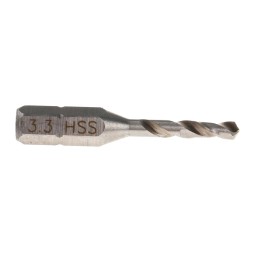 1 pcs - RS PRO HSS Twist Drill Bit, 3.3mm Diameter