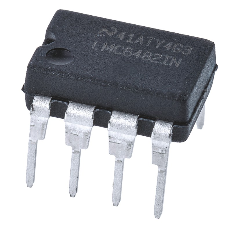 1 pcs - LMC6482IN/NOPB Texas Instruments, Op Amp, RRIO, 1.5MHz, 5 - 15 V, 8-Pin MDIP