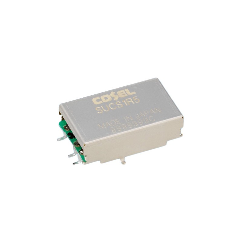 1 pcs - Cosel DC-DC Converter, 5V dc/ 300mA Output, 18 - 36 V dc Input, 1.5W, Surface Mount, +85°C Max Temp -40°C Min