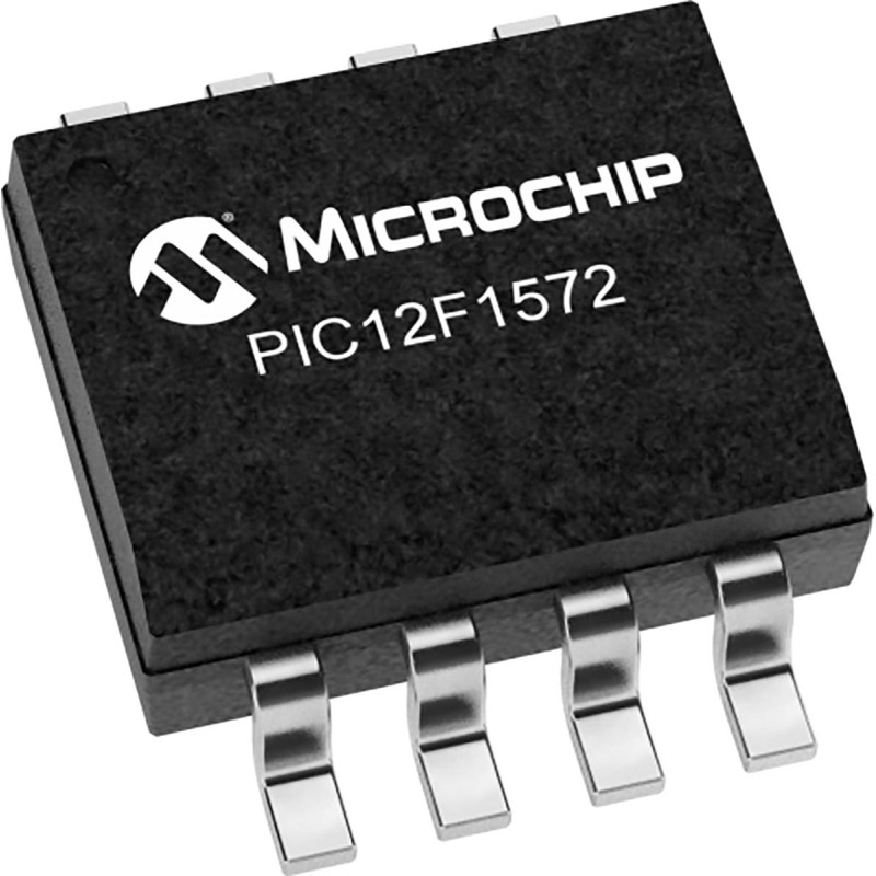 10 pcs - Microchip PIC12F1572T-I/SN, 8bit PIC Microcontroller, PIC12F, 20MHz, 8 kB Flash, 8-Pin SOIC