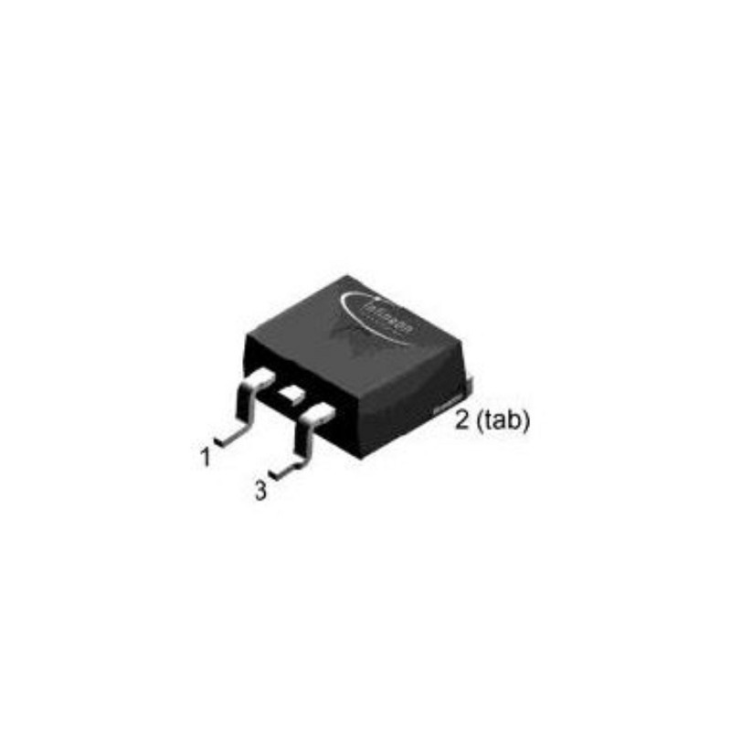 10 pcs - N-Channel MOSFET, 50 A, 120 V, 3-Pin D2PAK Infineon IPB50N12S3L15ATMA1