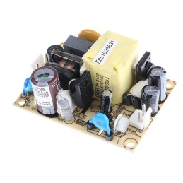 1 pcs - MEAN WELL Switching Power Supply, EPS-15-24, 24V dc, 625mA, 15W, 1 Output, 120 - 370 V dc, 85 - 264 V ac