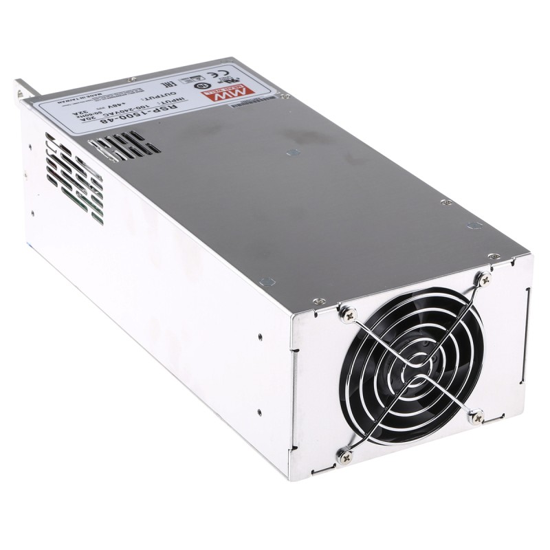1 pcs - MEAN WELL Switching Power Supply, RSP-1500-48, 48V dc, 32A, 1.5kW, 1 Output, 127 - 370 V dc, 90 - 264 V