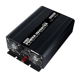 1 pcs - RS PRO Modified Sine Wave 2000W Power Inverter, 12V dc Input, 230V Output