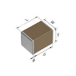 500 pcs - TDK 470nF Multilayer Ceramic Capacitor MLCC, 450V dc V, ±20% , SMD