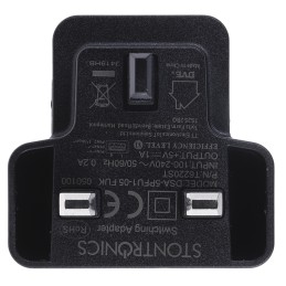 1 pcs - RS PRO 5W Plug-In AC/DC Adapter 5V dc Output, 1A Output