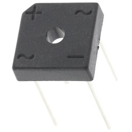 5 pcs - Vishay Bridge Rectifier, 6A, 200V, 4-Pin