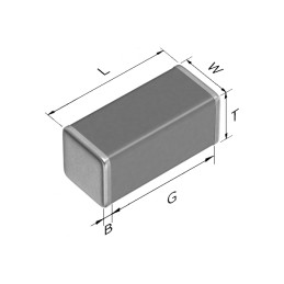 500 pcs - TDK 68nF Multilayer Ceramic Capacitor MLCC, 250V dc V, ±5% , SMD