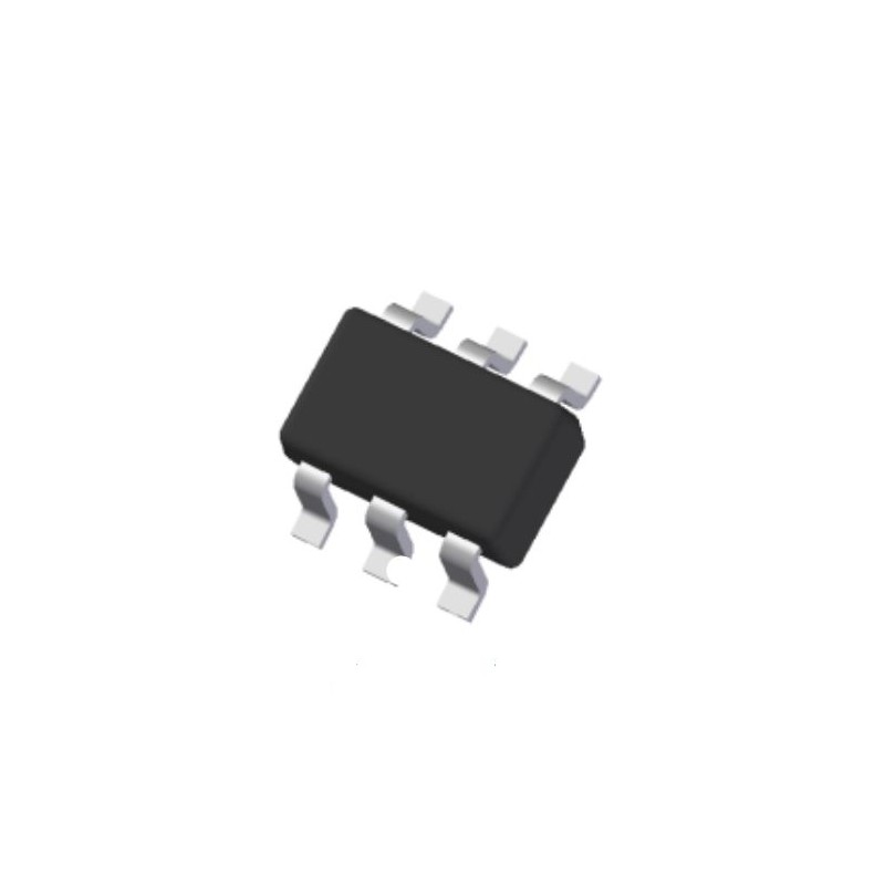 100 pcs - Dual N/P-Channel-Channel MOSFET, 4 A, 3.3 A, 20 V, 6-Pin TSOT-26 Diodes Inc DMC2057UVT-7