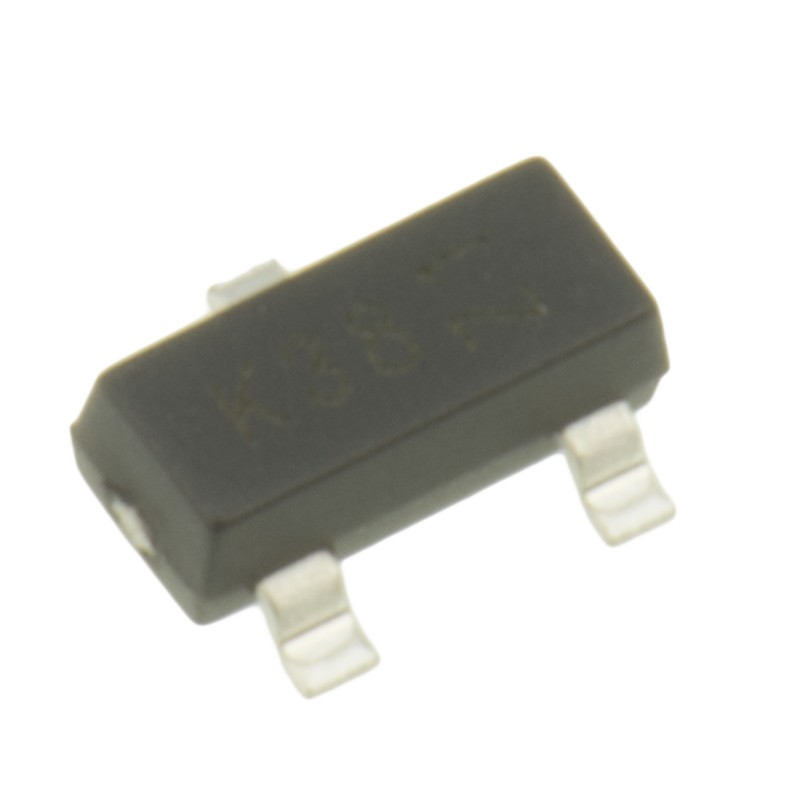100 pcs - N-Channel MOSFET, 200 mA, 50 V, 3-Pin SOT-23 Diodes Inc BSS138-7-F
