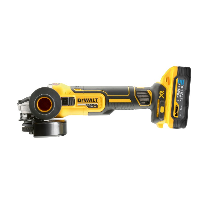 1 pcs - DeWALT DCG405H2T-QW 18V XR 125mm Cordless Angle Grinder
