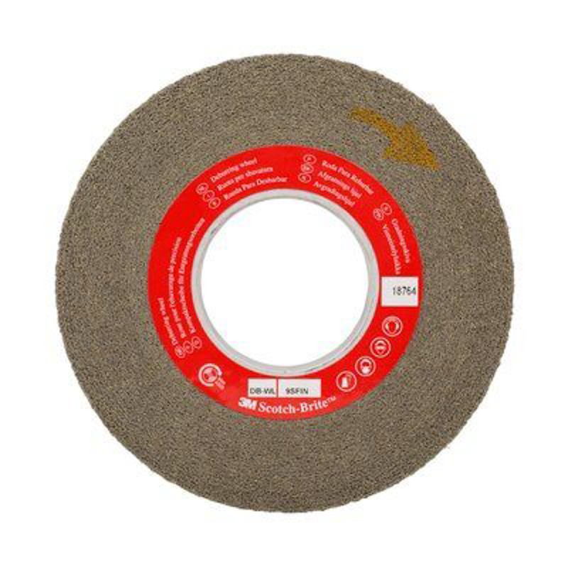 1 pcs - 3M Silicon Carbide Deburring & Finishing Wheel, 203mm Diameter, Very Fine