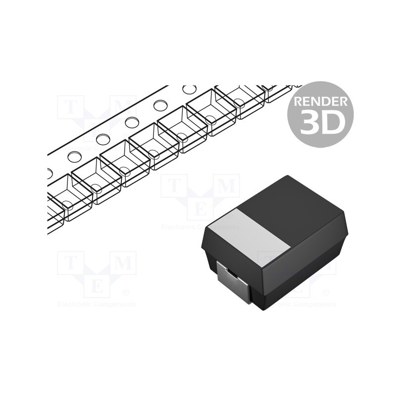 1 pcs x KYOCERA AVX - THJD226K035RJN - Capacitor: tantalum, 22uF, 35VDC, SMD, D, 2917, ±20%, -55÷175°C