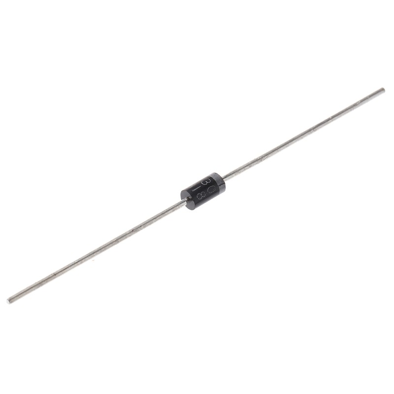 100 pcs - Diodes Inc 30V 1A, Schottky Diode, 2-Pin DO-41 1N5818-T