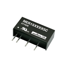 1 pcs - Murata Power Solutions MER1 DC-DC Converter, 15V dc/ 67mA Output, 10.8 - 13.2 V dc Input, 1W, Through Hole,