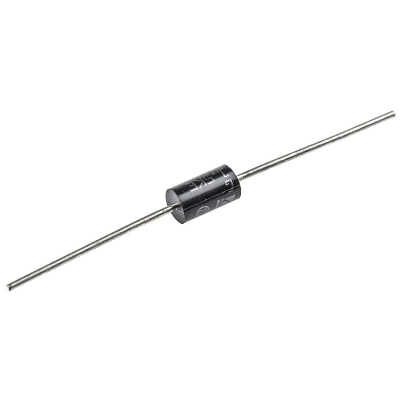600 pcs - STMicroelectronics 1.5KE400CA, Bi-Directional TVS Diode, 1500W, 2-Pin DO-201