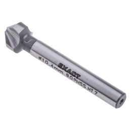 1 pcs - EXACT HSS Drill Bit, 10.4mm Head, 3 Flute(s), 90°, 1 Piece(s)