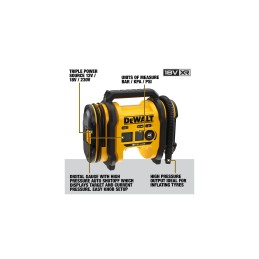 1 pcs - DeWALT Tyre Inflator, 160psi