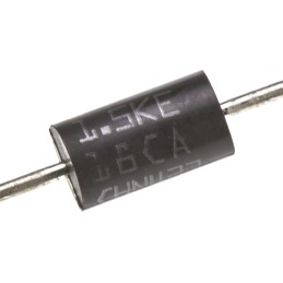 600 pcs - STMicroelectronics 1.5KE18CA, Bi-Directional TVS Diode, 1500W, 2-Pin DO-201