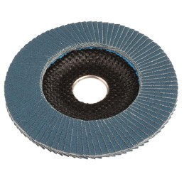 1 pcs - Norton Flap Disc Zirconium Oxide Flap Disc, 115mm, Fine Grade, P120 Grit, Vulcan