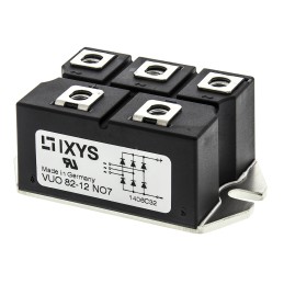 10 pcs - IXYS Bridge Rectifier Module, 88A, 1200V, 3-phase, 5-Pin