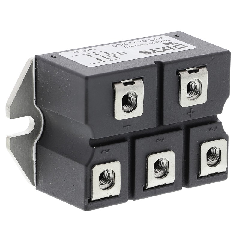 10 pcs - IXYS Bridge Rectifier Module, 63A, 1200V, 3-phase, 5-Pin